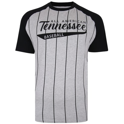 KAM Tennessee Baseball Tee Grey